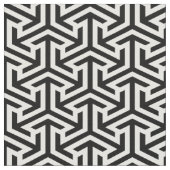 abstraktes geometrisches Schwarzweiß-Design Stoff (Nahaufnahme)