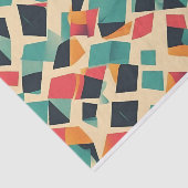Abstraktes geometrisches unterbrochenes Muster Seidenpapier (Ausschnitt)