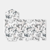 Abstraktes gepunktetes Muster in hellgrauen Flecke Geschenkschachtel (Ungefaltet)