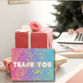 Abstraktes, geschliffenes Muster Postkarte