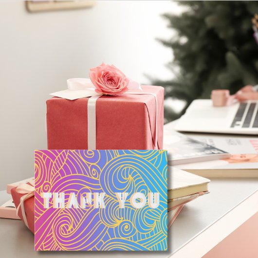 Abstraktes, geschliffenes Muster Postkarte