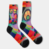 Abstraktes Gesicht #1 Socken (Rechts)