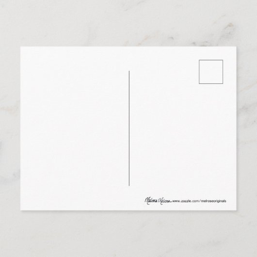 Abstraktes Gesicht Farbenfrohe Coole Graffiti Whim Postkarte (Rückseite)