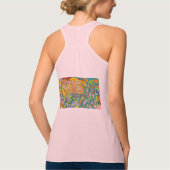abstraktes Gesicht fröhlich Tank Top (Rückseite)