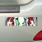 Abstraktes Gesicht Hakuna Matata Kunstdruckerei Autoaufkleber (Auf Auto)