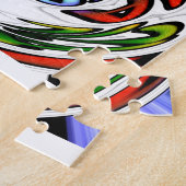 Abstraktes Gesicht Hakuna Matata Kunstdruckerei Puzzle (Seite)