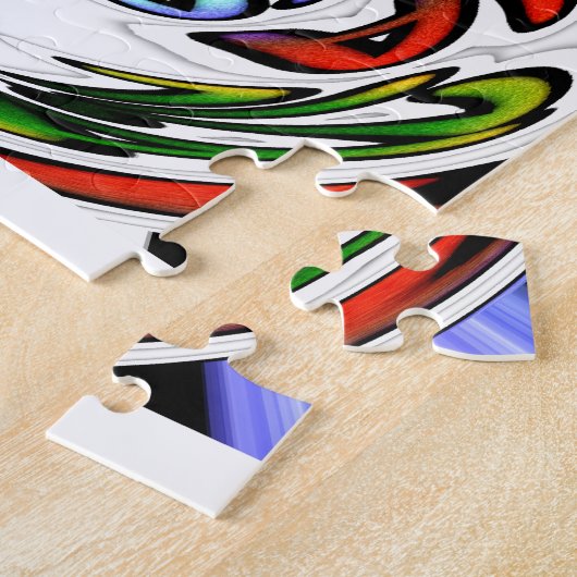 Abstraktes Gesicht Hakuna Matata Kunstdruckerei Puzzle (Seite)