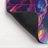 Abstraktes Gesicht Mousepad (Ecke)