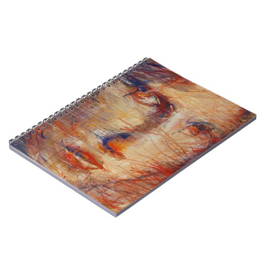 Abstraktes Gesicht Notizblock (Linke Seite)