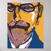 Abstraktes Gesicht Poster (Vorne)