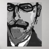 Abstraktes Gesicht Poster (Vorne)