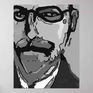 Abstraktes Gesicht Poster