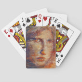 Abstraktes Gesicht Spielkarten (Rückseite)