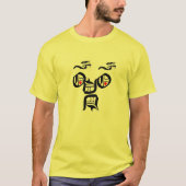 abstraktes Gesicht T-Shirt (Vorderseite)