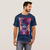 Abstraktes Gesicht T-Shirt (Vorne ganz)