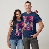 Abstraktes Gesicht T-Shirt (Unisex)