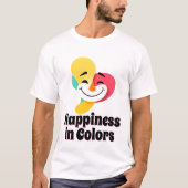 Abstraktes Gesicht T-Shirt (Vorderseite)
