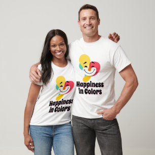 Abstraktes Gesicht T-Shirt