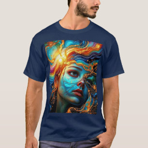 Abstraktes Gesicht T-Shirt