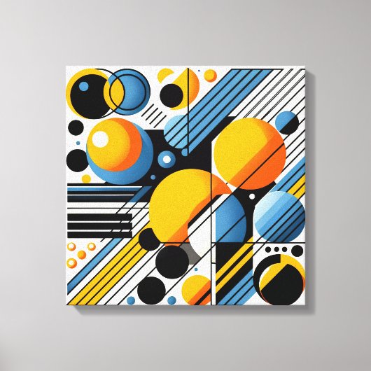 Abstraktes gespanntes Leinwandbild Leinwanddruck (Vorderseite)
