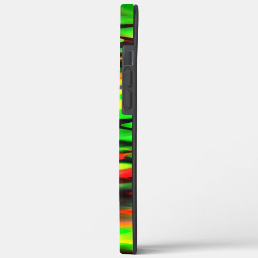 Abstraktes Geständchen in rot und grün Case-Mate iPhone Hülle (Rückseite / Links)