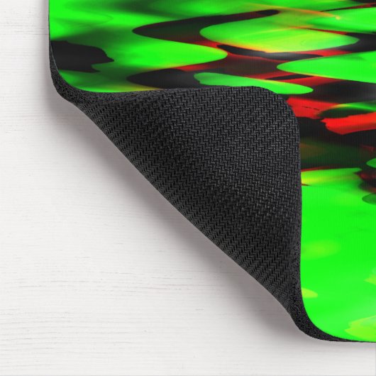 Abstraktes Geständchen in rot und grün Mousepad (Ecke)