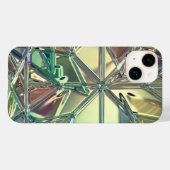 Abstraktes, gestanztes Glas Case-Mate iPhone Hülle (Rückseite (Horizontal))