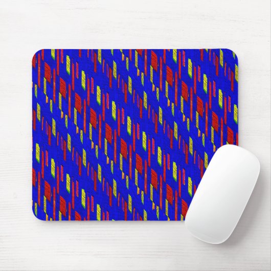 Abstraktes gestrichenes Muster Mousepad (Mit Mouse)