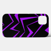Abstraktes, gewagtes, lebhaftes geometrisches Zick Case-Mate iPhone Hülle (Rückseite (Horizontal))
