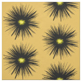 Abstraktes Gewebe aus schwarzer Blume Stoff (Muster)