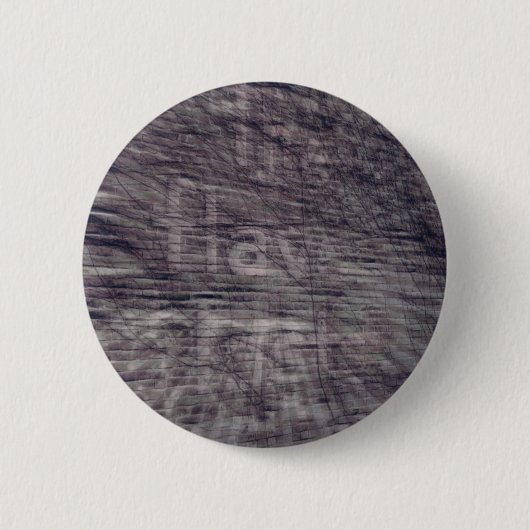 Abstraktes Ghost-Zeichen auf Brick-Gebäude Button (Vorderseite)