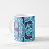 Abstraktes Giraffenmuster Kaffeetasse (Vorderseite Links)