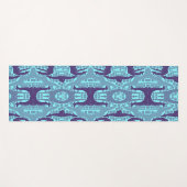 Abstraktes Giraffenmuster Yogamatte (Vorderseite (Horizontal))