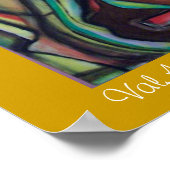 Abstraktes Gitarrenposter von ValAries Poster (Ecke)