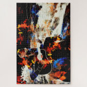 abstraktes Gitarrenpuzzle Puzzle (Vertikal)