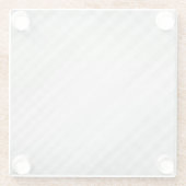 abstraktes Gitterfeld Glasuntersetzer (Rückseite)