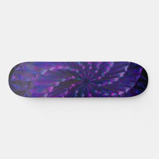Abstraktes Glas Pinwheel Skateboard (Horizontal)