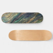 Abstraktes Glas Skateboard (Horizontal)