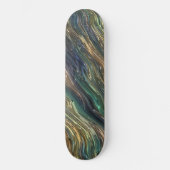Abstraktes Glas Skateboard (Vorderseite)