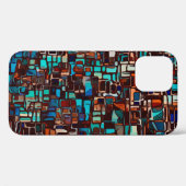 abstraktes Glasmosaik Case-Mate iPhone Hülle (Rückseite (Horizontal))