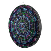 Abstraktes Glasmosaik Dartscheibe (Vorderseite rechts)