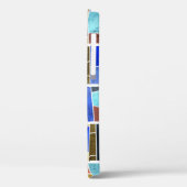 Abstraktes Glasmosaik: hochauflösende Textur. Case-Mate iPhone Hülle (Rückseite / Links)