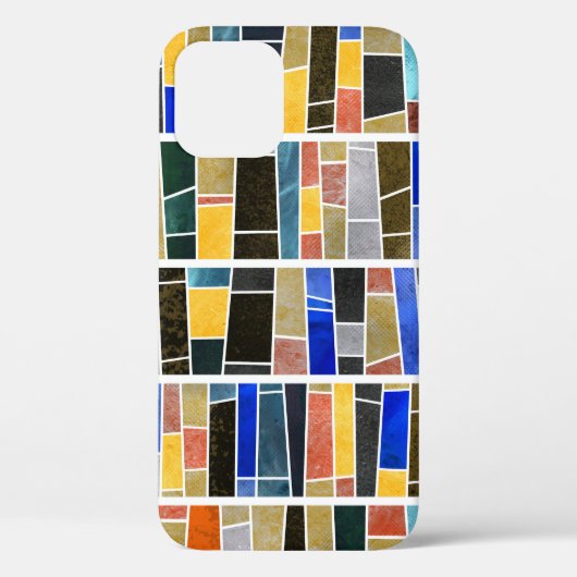 Abstraktes Glasmosaik: hochauflösende Textur. Case-Mate iPhone Hülle (Rückseite)