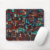 Abstraktes Glasmosaik Mousepad (Mit Mouse)