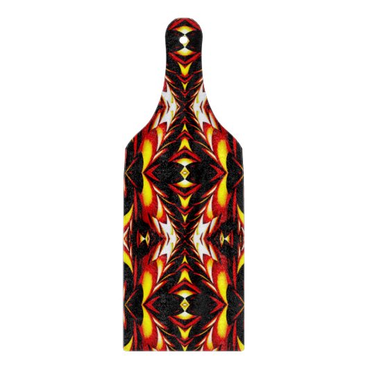 Abstraktes Glassbrett Paddel Schneidebrett (Vorderseite)