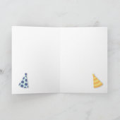 Abstraktes Glück zum Geburtstag Karte (Innenseite)