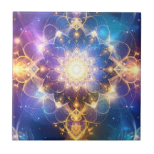 Abstraktes Glühen Lotus Mandala Kunst, Dichtung un