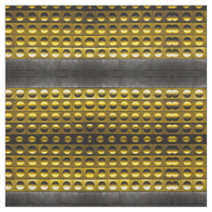 Abstraktes Gold Black Gold Geometric Orbs Elegante Stoff