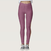 Abstraktes Gold Burgund Leggings (Vorderseite)