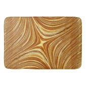 Abstraktes Gold-Fraktal Badematte (Vorderseite)